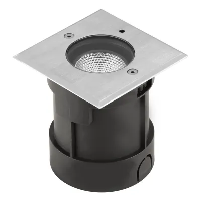 EVN LED-Bodeneinbauleuchte PC67104602 | 6W 3000K 530lm | IP67 | justierbar | Edelstahl | rund | überrollbar | 220-240V