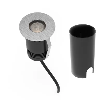 EVN LED Bodeneinbauleuchte PCS67100302 | 2,8W | 3000K warmweiß | 276lm | IP67 | Edelstahl | Ø58mm | überrollbar