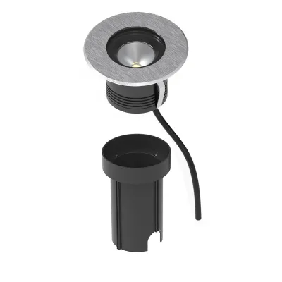 EVN LED-Bodeneinbauleuchte PCS67100902 | 9W | 3000K warmweiß | 1039lm | IP67 | überrollbar 5000kg | Edelstahl | Ø115mm