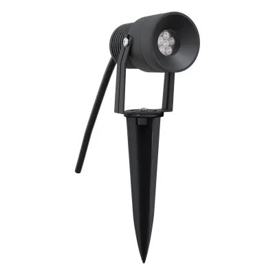 EVN LED Gartenspot PLC6524089902 | 8W RGBW 3000K | IP65 | 24V DC | Erdspieß & Bügel | Aluminium anthrazit