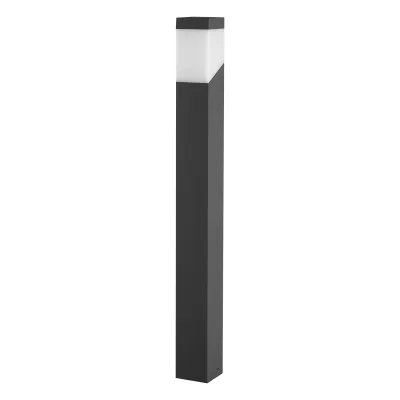 EVN Pollerleuchte WSL441015 | LED geeignet E27 | IP44 | Aluminium anthrazit | 100x100x1000mm | außen