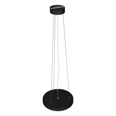 EVN Seilabhängung DUT4009SAH für DUT400925 | Baldachin Ø150mm H40mm | 2,5m Kabel | Aluminium | schwarz