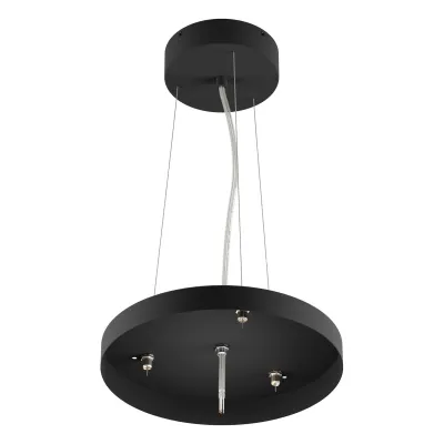 EVN Seilabhängung DUT4009SAH für DUT400925 | Baldachin Ø150mm H40mm | 2,5m Kabel | Aluminium | schwarz