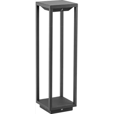 EVN Solar Wegeleuchte WLS50451502 | LED Außenleuchte 500mm | 120lm 3000K IP54 Aluminium anthrazit | Gartenbeleuchtung