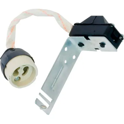 EVN Umrüstsatz .110 | GU10/GZ10 Einbaufassung | NV auf HV | Keramik/Metall | Zugentlastung | weiß | Höhe 110 mm