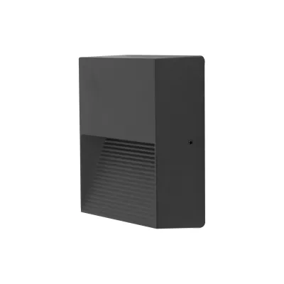 EVN LED Wandleuchte WAQ65051602 | IP65 Außenleuchte 5W 3000K 150lm | Indirektes Licht | 115x115mm | Aluminium anthrazit