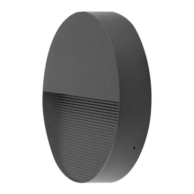 EVN LED Wandleuchte WAR65081602 | IP65 Außenleuchte 8W 300lm 3000K | indirektes Licht | rund Ø180mm anthrazit