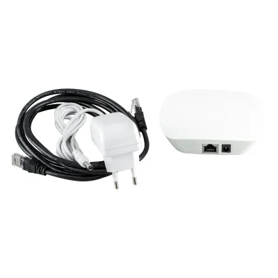 EVN WiFi-Funk Gateway WFGW12 868MHz 12V/DC | WLAN Steuerung LED-Controller | Ethernet | Funkbus | IP20 | weiß