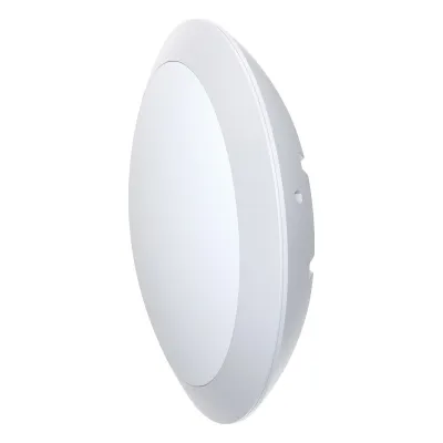 EVN LED Anbauleuchte WR30180125 | IP66 IK10 Feuchtraum | 9,5-18,5W 1050-2000lm | 3000-4000K | Ø300mm | weiß