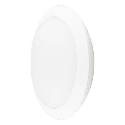 EVN LED Anbauleuchte WR30180125 | IP66 IK10 Feuchtraum | 9,5-18,5W 1050-2000lm | 3000-4000K | Ø300mm | weiß