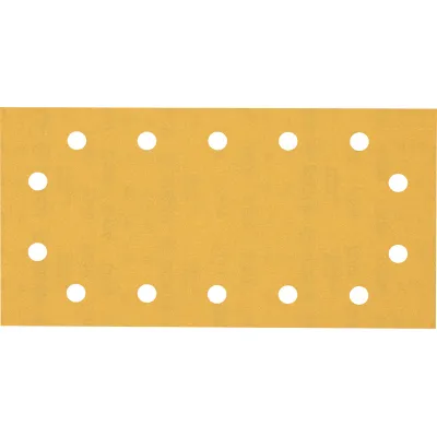 Bosch Schleifpapier EXPERT C470 2608900948 | 115x230mm | K240 | 50 Stück | Rechteck | Klett | 14-Loch | für Holz & Farbe