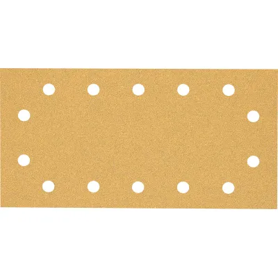Bosch Schleifpapier EXPERT C470 115x230 mm | K60 | 14 Löcher | Klett | Holz & Farbe | 10 Stück
