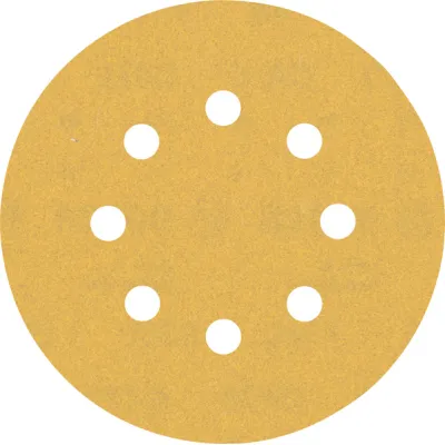 Bosch Schleifblattscheibe 2608900913 EXPERT C470 | Ø125mm | K180 fein | 8 Loch | Klett | Holz & Farbe | 50 Stück