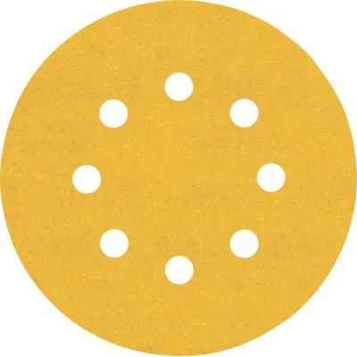 Bosch Schleifpapier Scheibe C470 2608900809 | Ø 125mm | K240 | 5 Stück | für Exzenterschleifer | staubabsaugend | Klett