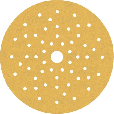 Bosch Schleifpapier Scheibe 2608901141 EXPERT C470 | Ø150mm K180 | Mehrloch | Klett | für Holz & Farbe | 50 Stück Gelb