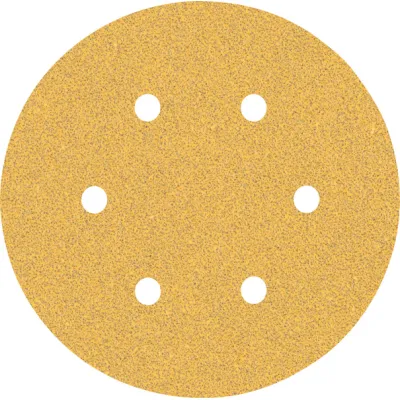 Bosch Schleifpapier Scheibe C470 2608900918 | 150mm Ø | K60 | 50 Stück | Klett | Lochung | für Holz & Farbe