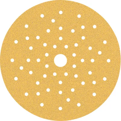 Bosch Schleifpapier Scheibe 2608901137 EXPERT C470 | Ø150mm | K80 | Mehrloch | Klett | Holz & Farbe | 50 St | Gelb