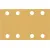 Bild: Bosch Schleifpapier C470 80x133 mm | K180 fein | Klett | Lochung Staubabsaugung | 10 Stück | für Holz & Farbe
