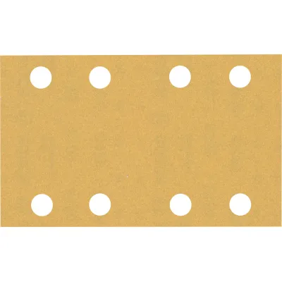 Bosch Schleifpapier C470 80x133 mm | K180 fein | Klett | Lochung Staubabsaugung | 10 Stück | für Holz & Farbe