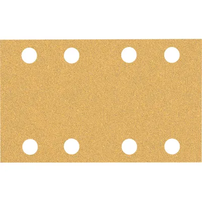 Bosch Schleifpapier EXPERT C470 2608900878 | Schwingschleifer | 80x133 mm | K60 | 8 Löcher | Klett | 10 Stück