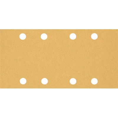 Bosch Schleifpapier EXPERT C470 2608900855 | Schleifblatt 93x186mm K80 | für Farbe & Holz | 10 Stück | Klett | Lochung