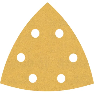 Bosch Schleifpapier EXPERT C470 2608900931 | 93x93mm | K180 fein | 50 Stück | Klett | Lochung | für Holz & Farbe | Beige