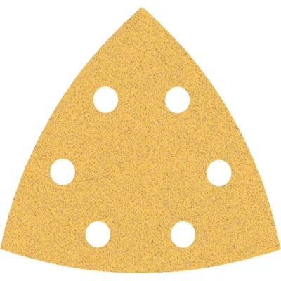 Bosch Schleifpapier 2608900928 | EXPERT C470 Deltaschleifer | 93x93 mm | K80 | Klett | 50 Stück | für Holz & Farbe