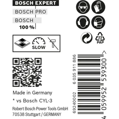 Bosch Bohrer-Set 2608900637 | EXPERT CYL-9 MultiConstruction | 10-tlg. | Ø 4 mm | Holz, Stahl, Beton, Stein, Kunststoff