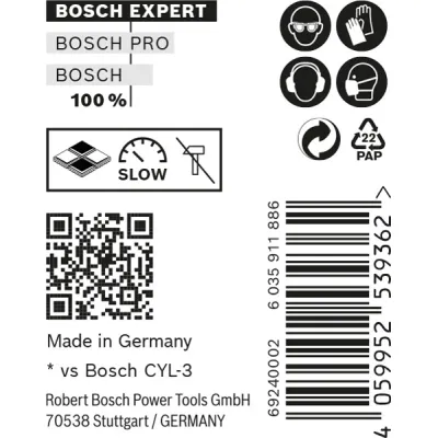 Bosch Bohrer MultiConstruction CYL-9 2608900643 | Ø 8mm | 10-teilig | 80mm Schneidenlänge | für Beton, Holz, Metall