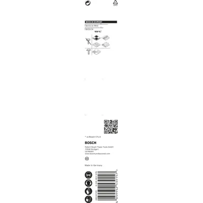 Bosch Bohrer CYL-9 MultiConstruction 8 mm | Rundschaft | für Beton, Stein, Metall, Holz, Kunststoff | 90 mm Arbeitslänge