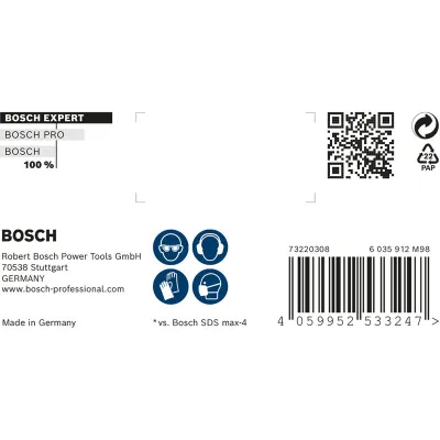 Bosch Hammerbohrer SDS-max-8X 2608900250 | Ø 28 mm | Arbeitslänge 800 mm | Gesamtlänge 920 mm | für Beton & Stein
