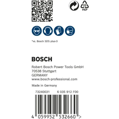 Bosch Hammerbohrer SDS-plus-7X 2608900193 | 10x100x165 mm | 4-Schneider Vollhartmetall | Set 50 Stk | für Stahlbeton