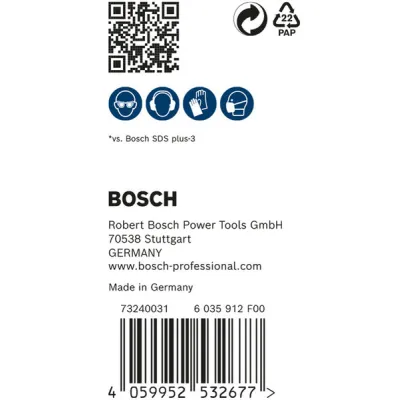 Bosch Hammerbohrer SDS-plus-7X 2608900194 | 10x150x215mm | Vollhartmetallkopf | 4-Schneider | 50 Stück | für Stahlbeton