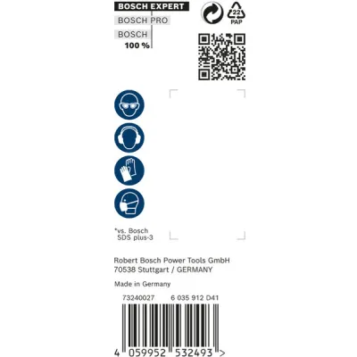 Bosch Hammerbohrer Set SDS-plus-7X 14mm x 200/265mm | 10 Stück | Vollhartmetallkopf | 4-Schneider | Beton