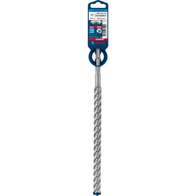 Bosch Hammerbohrer SDS-plus-7X 2608900137 | 17x250x315 mm | Vollhartmetallkopf 4-Schneider | Beton Stahlbeton | SDS-plus