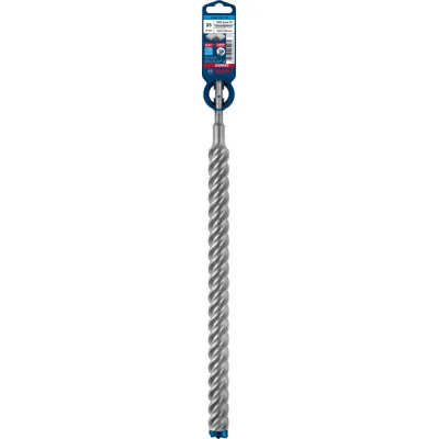 Bosch Hammerbohrer SDS-plus-7X 25 mm | 950 mm Schnittlänge | Vollhartmetall | 4-Schneider | für Stahlbeton