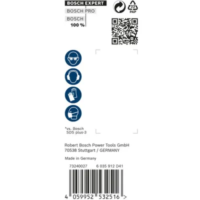 Bosch Hammerbohrer SDS-plus-7X 2608900178 | 5 mm Ø | 50 mm Schneidenlänge | 115 mm Länge | 30 Stück | für Beton