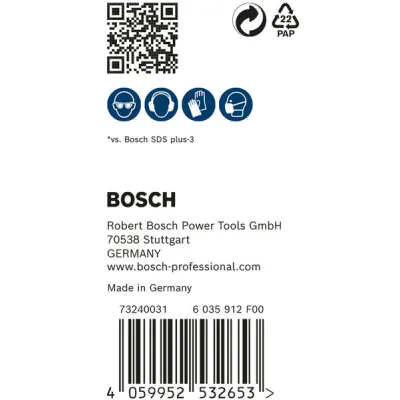 Bosch Professional Hammerbohrer SDS-plus-7X 8x100x165 mm | 4-Schneider Vollhartmetall | 50 Stück | Beton