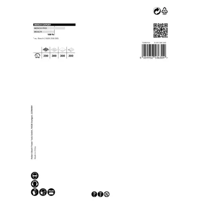 Bosch Lochsäge 2608900484 | Ø 121 mm | 60 mm Schnitttiefe | Carbide-Zähne | Für Holz, Kunststoff, Metall