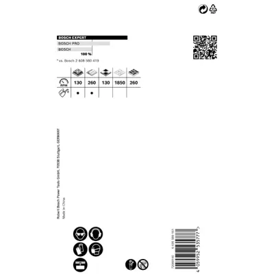 Bosch Lochsäge 2608900431 | EXPERT Tough Material | Ø 65 mm | 60 mm Schnitttiefe | Hartmetall | Für Metall, Holz