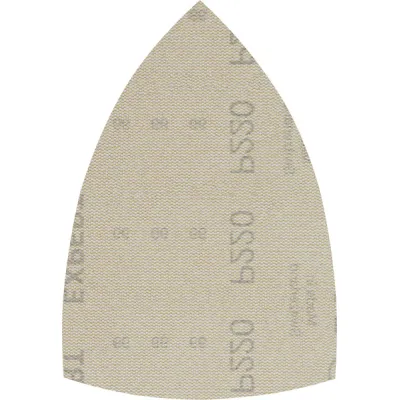 Bosch Schleifnetz EXPERT M480 2608900730 | 100x150 mm | Körnung 220 | 10 Stück | für Holz & Farbe | staubarm | Weiß