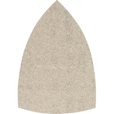 Bosch Schleifnetz EXPERT M480 2608900725 | Multischleifer Dreieck | 100x150mm | K80 | für Holz & Farbe | 10 Stück | Weiß