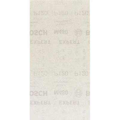 Bosch Schleifnetz EXPERT M480 2608900763 | Schwingschleifer 115x230 mm | K120 | staubreduziert | 10 Stück | Grau