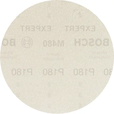 Bosch Schleifnetz EXPERT M480 | 2608900702 | Ø 150mm | K180 | 50 Stück | staubreduziert | für Exzenterschleifer | weiß