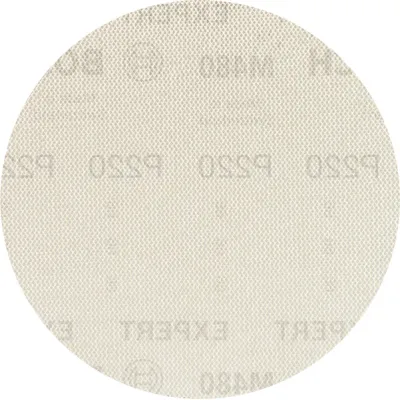 Bosch Netzschleifscheibe M480 2608900694 | Schleifnetz 150mm K220 | für Holz & Farbe | 5 Stück | Klettverschluss