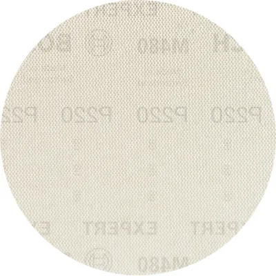 Bosch Schleifnetz M480 | 2608900703 | 150 mm Ø | K220 | 50 Stück | Exzenterschleifer | für Holz & Farbe | weiß