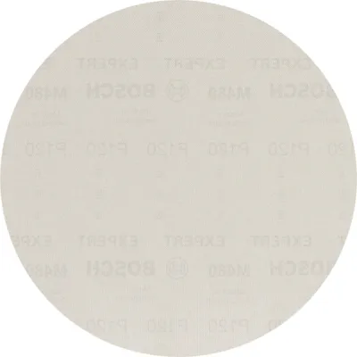 Bosch Schleifnetz EXPERT M480 2608900709 | Ø 225 mm | K120 Körnung | 25 Stück | für Trockenbauschleifer & Holz | weiß