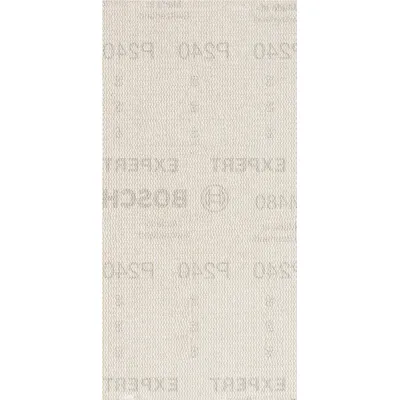 Bosch Schleifnetz EXPERT M480 2608900749 | 93x186 mm | K240 | staubreduziert | Klett | 10 Stück | für Holz & Farbe