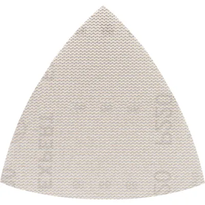 Bosch Schleifnetz EXPERT M480 2608900721 | 93x93mm Dreieck K220 | für Deltaschleifer Holz & Farbe | Weiß | 5 Stück