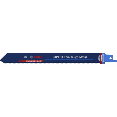 Bosch Säbelsägeblatt S1022EHM 2608900363 | EXPERT Thin Tough Metal | 200 mm | 1,4 mm Zahnung | für Stahl